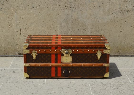Lavolaille orange courrier trunk - Bagage Collection