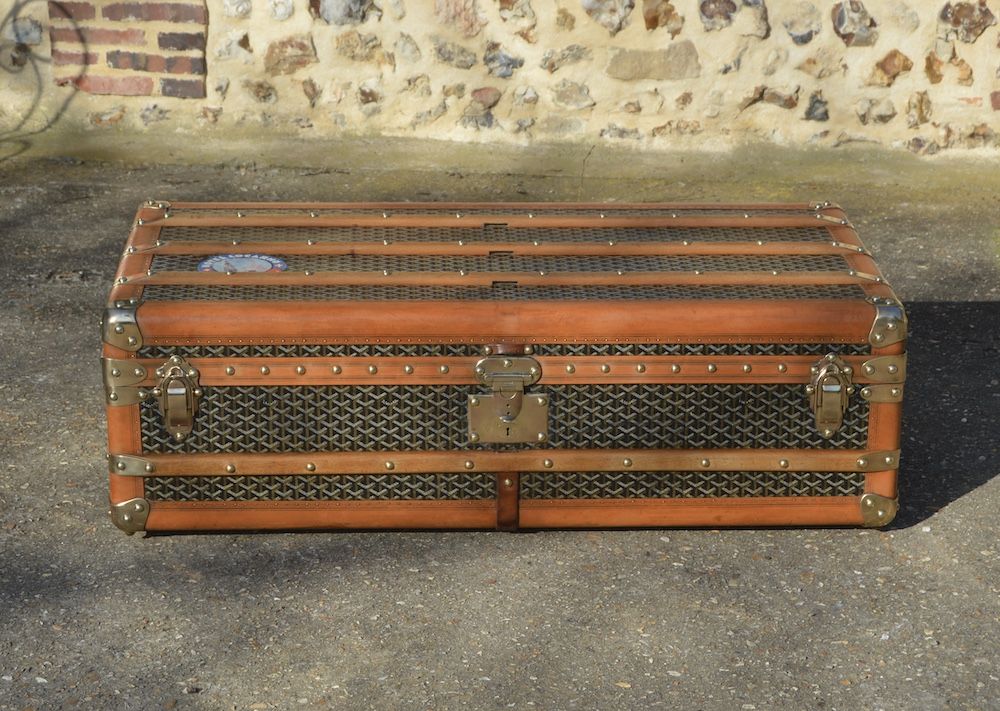 Goyard cabin trunk c.1930 for sale - Bagage Collection