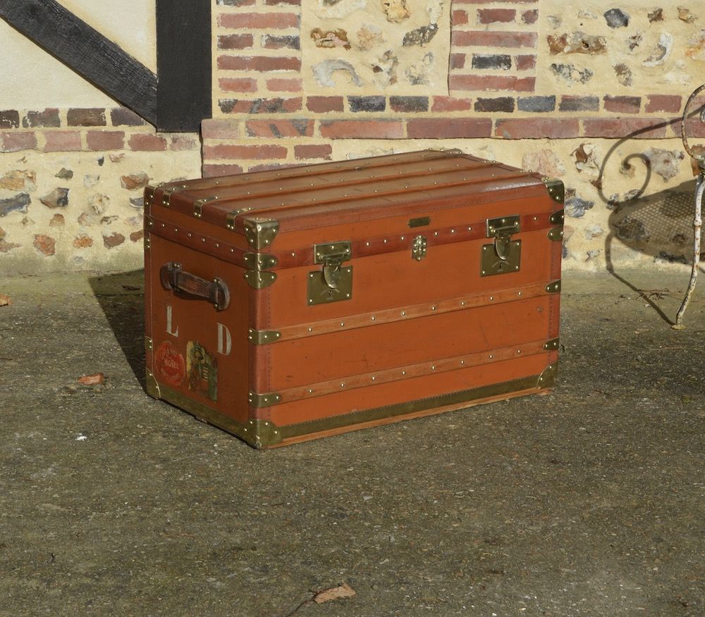 Lavolaille orange courrier trunk - Bagage Collection