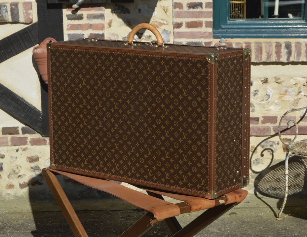 Rare Louis Vuitton Suitcase Alzer Suitcase Shoe Trunk With 8