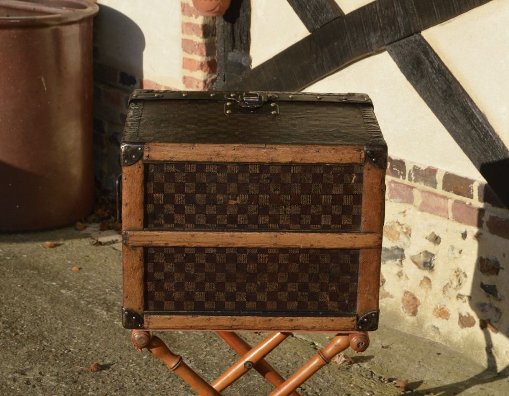 A Rare Louis Vuitton Shoe Trunk With Fitted Interior