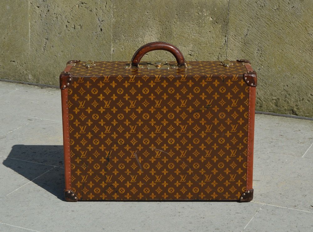 French Vintage Louis Vuitton Suitcase c.1950