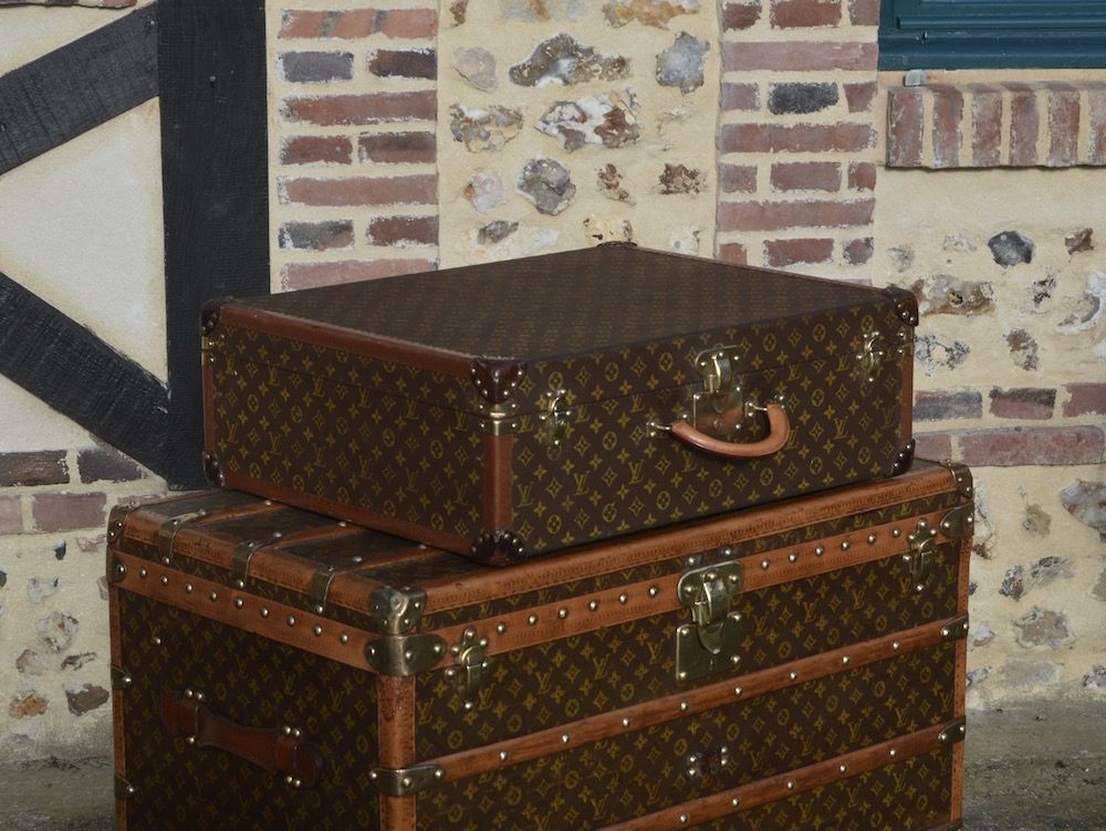 Vintage Louis Vuitton The French Company Pullman 60 Suitcase Entrupy  Verified  Barrys Pawn and Jewelry