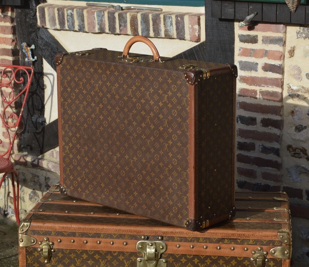 Louis Vuitton leather suitcase - Bagage Collection