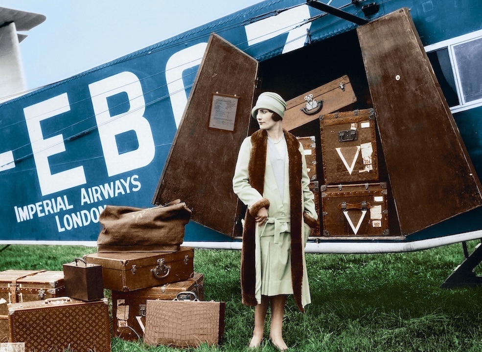 Louis Vuitton Luggage Group - Vintage - Ruby Lane