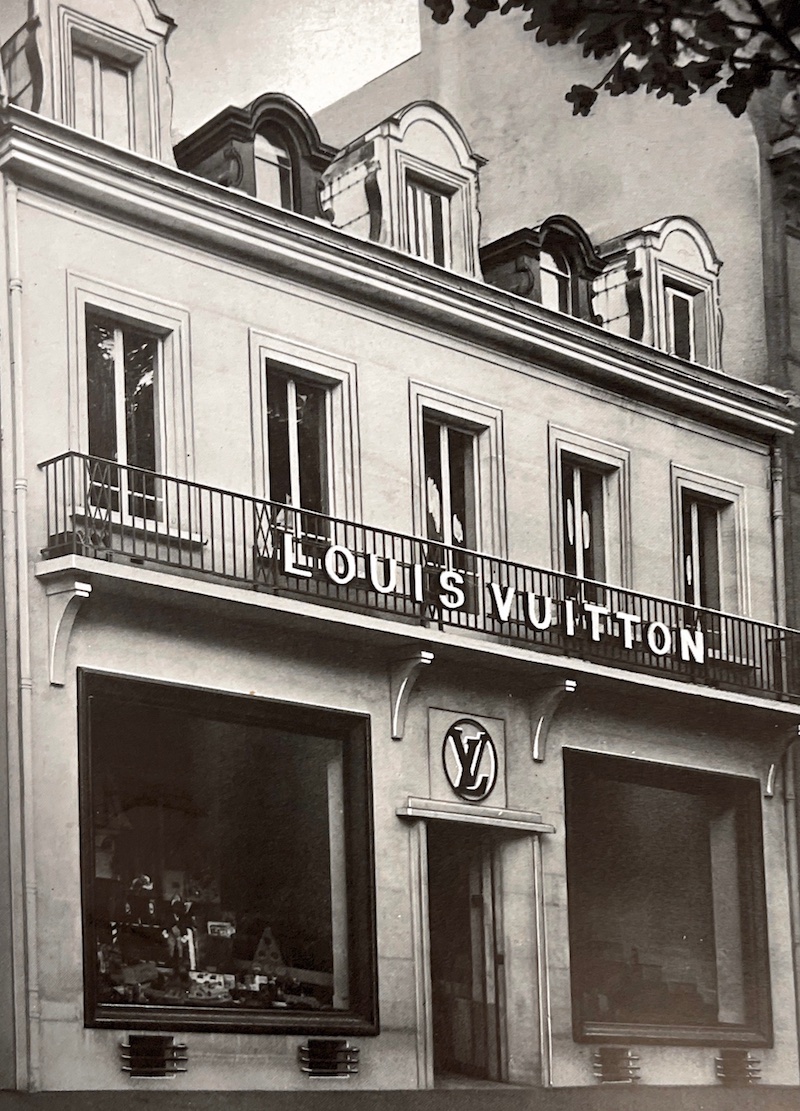Louis Vuitton - 1854: The first store is opened in Paris. This year also  marked the creation of the first flat trunk with Trianon c…